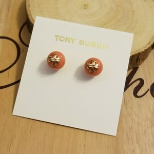 Tory Burch pearl stud earrings